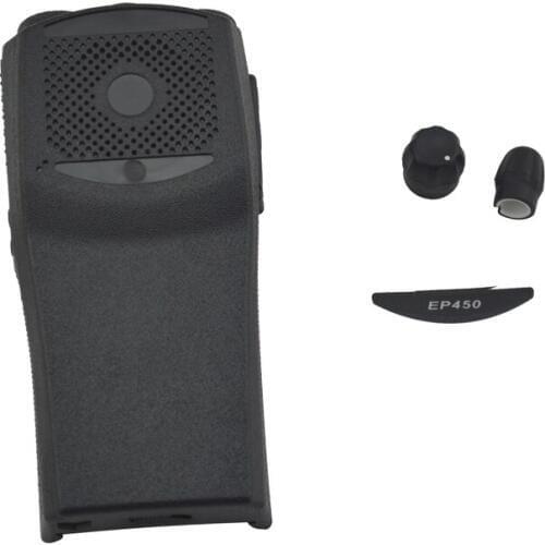Black Plastic Housing case cover with sticker,knobs for Motorola EP450 Portable two way radio