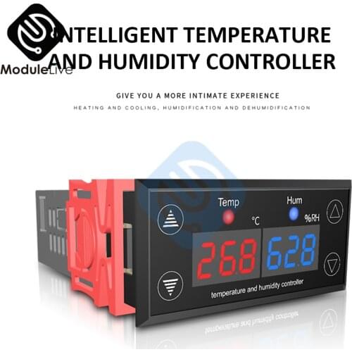 SHT2010 Digital Thermostat Humidity Controller Egg Incubator Temperature Humidity Controller 10A SHT20 Sensor Hygrometer Control