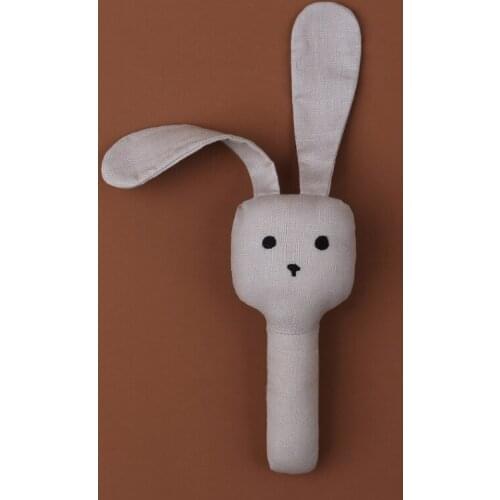 Baby Hand Bells Rattles Soft Plush Shaking Toys Newborn Early Educational Toy 24BE