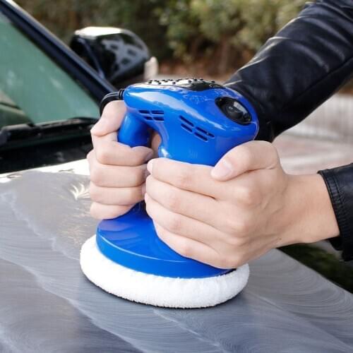 Electric Car Polisher Waxing Polishing Machine Kit Automation Cleaning Waxing Tool 12V 40W Polishing Machine