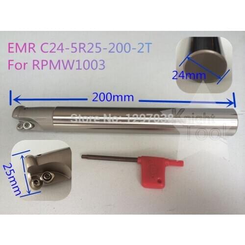 EMR C24-5R25-200-2T Round Dowel End Mill EMR Corner Rounding End Mill