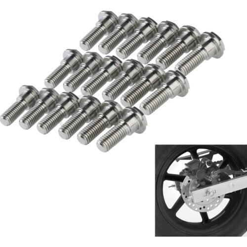 18pc M8 X 24mm F&R Disc Brake Rotor Bolt Kit For Honda CBR600 ST1100 GL1500 NT700
