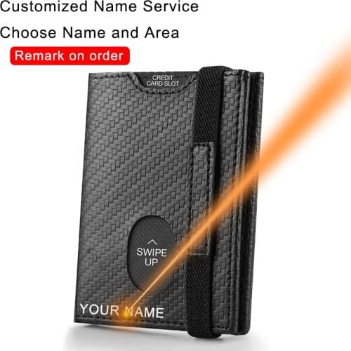 DIENQI Carbon Fiber Men Wallets Card Holder Money Bags Slim Thin Short Wallet Male Purse Black Wallet Vertical Walet 2021 Vallet