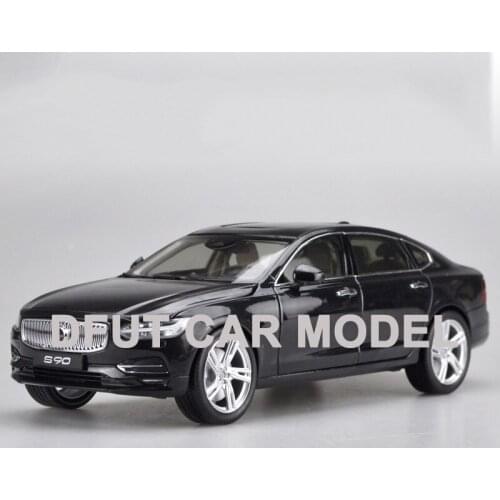 Diecast 1:18 Alloy Pull Back Toy Vehicles S90 Sports Car Model Of Childrens Toy Cars Original Authorized Authentic Kids Toys