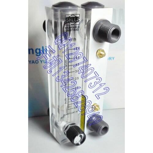LZM-15T gas flow meter adjustable air panel flowmeter 0.6-6 cubic meters / hour