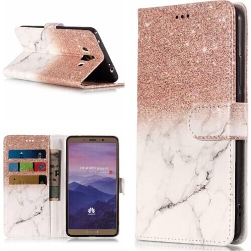 Fashion Flip Wallet Phone Case For Huawei Mate 10 Lite Mate 9 Pro PU Leather Card Holder Cover For Huawei Maimang 6 Mate10 Pro