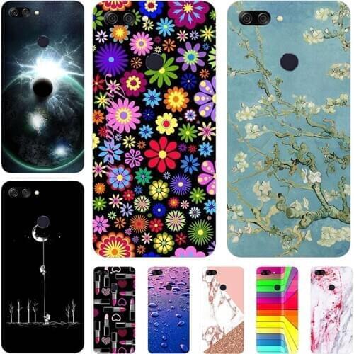 Cartoon Cute Flower Print Soft TPU Case Cover For Asus Zenfone Max Plus M1 ZB570TL X018D 5.7 inch Covers