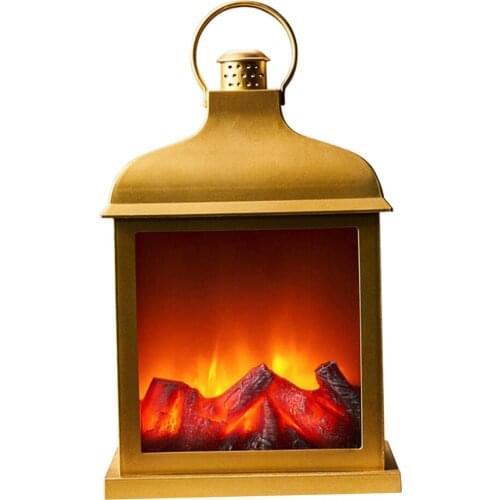 Fireplace Shaped Night Light Home Decor Accessory For Home Garden Decor