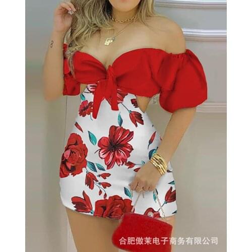 2021 new womens printed casual skirt pants