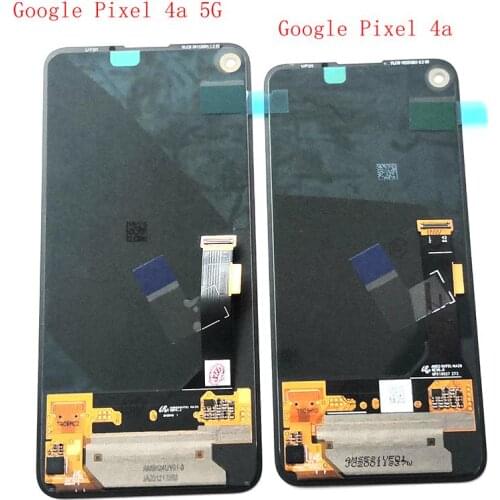 Original Amoled For Google PixeL 4A 5G 6.2 GD1YQ G025I Lcd Display Screen+Touch Glass Digitizer Assembly pixel 4a 5.81 G025J