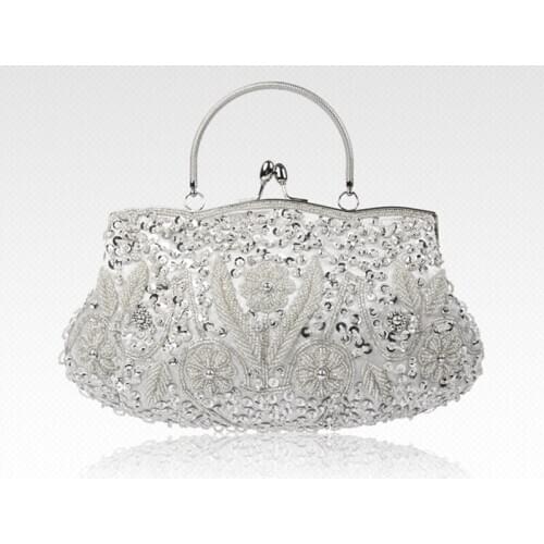 Hot Trendy Vintage Evening Bags Beaded Tote Luxury Designer Handbags Fashion Stlye Women Shoulder Bags