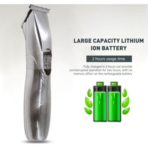 Silver D8 Hair Electric Clipper 6000 SPM Fast USB Charging Oil Head Carving Electric Trimmer Pro Barber Shop Haircut Machines