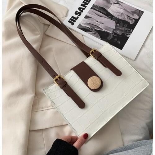 Schoolgirl Bag 2020 new style fairy gentle wind small bag bag foreign fashion stone hand grain shoulder tote bag