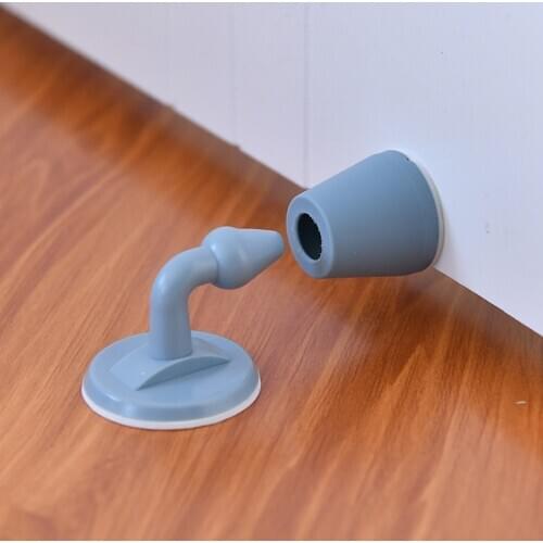 1 Set Silicone Door Stopper Door Lock Protective Pad Anti-Collision Protection Self Adhesive Doorstop Wall Protectors Home Decor