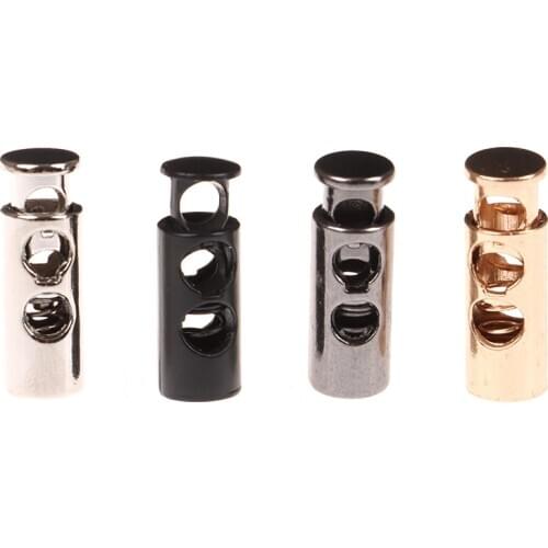 10pcs Vintage Metal Color Stopper DIY Apparel Sewing Accessories Metal Clamp Stopper Cord Lock Toggle