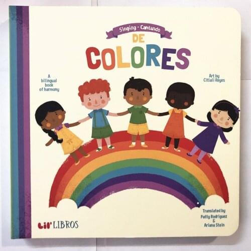 Parent Child Kids Baby Spanish Reading Learning Book Education Cute Picture Interesting Colour Cardboard Book Age 1 up