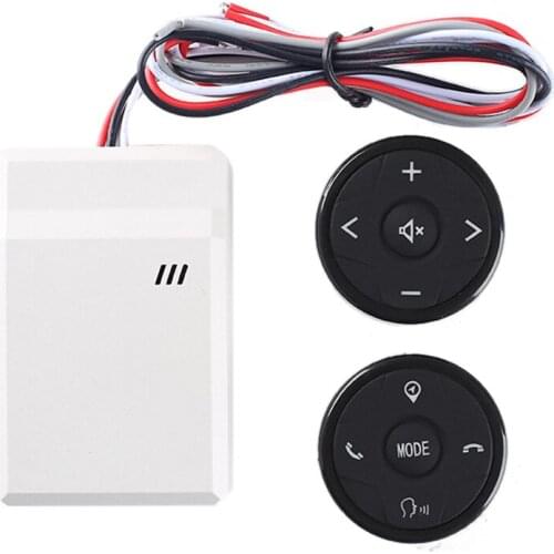 Universal Wireless Car Steering Wheel Controller 10 Key Music Dvd Gps Navigation Steering Wheel Radio Remote Control Buttons Bla