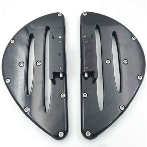 Aftermarket motorcycle parts Rear CNC Stretched Floorboards For harley davidson Touring Electra Glide Classic Road King - FLHR