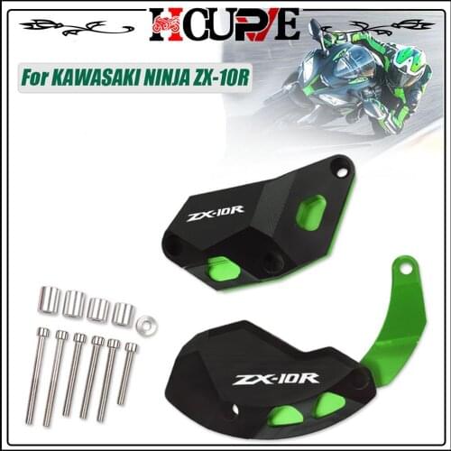 Motorcycle CNC Engine Crash Guard Stator Frame Slider Protector For KAWASAKI NINJA ZX-10R ZX10R ZX 10R 2011-2018 2017 2016 2015