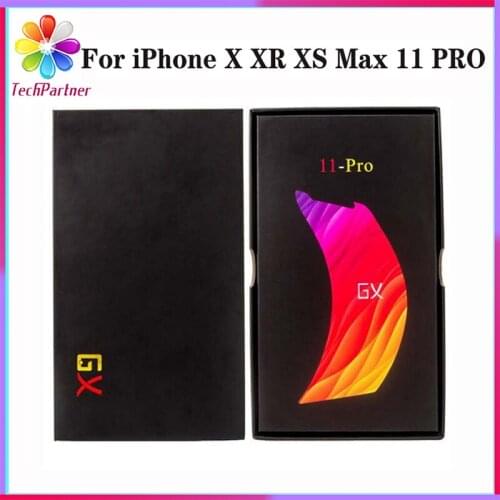 100% Original GX LCD For iPhone X XS OLED With 3D Touch Digitizer Display For iphone x LCD Screen Digitizer Replacement Assembly