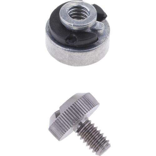 1 Set Fender Seat Nut Bolt Kit For Sportster Street Bob Etc Other Model With 1/4-20 Thread Easy Grip & Quick Release