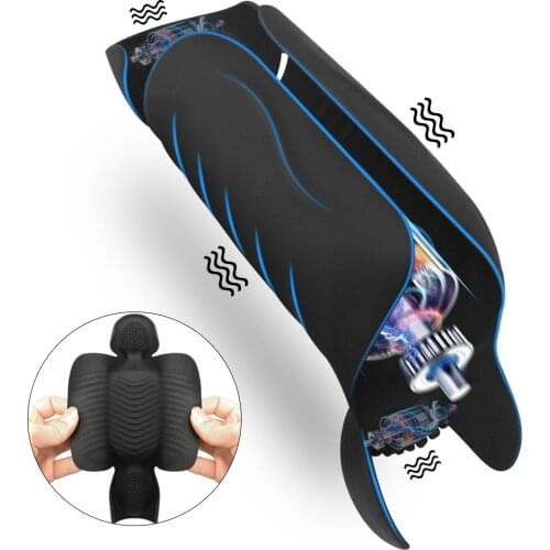 10 Speeds Penis Vibrator Penis Massager Trainer Glans Vibrator Men Sex Toys Enhancement Delay Lasting Erection Male Masturbat L1