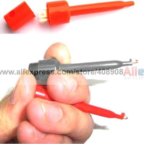 100pcs /lot DIY 5 Color Test Hook Clip SMD PCB IC Test Probe