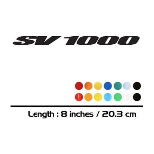 2 X New Sales motorcycle bike Fuel tank Wheels Fairing notebook Luggage helmet MOTO Sticker decals For SUZUKI SV1000