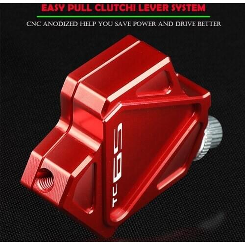 Motorcycle Accessories CNC Aluminum Stunt Clutch Lever Easy Pull Cable System For HUSQVARNA TC65 TC 65 2017-2018 dirt pit bike