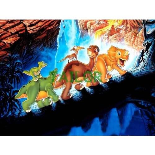 Diamond painting 5D kit set wall stickers Cuadros haft diamentowy Full square Cross stitch tools animal Cartoons dinosaur Dragon