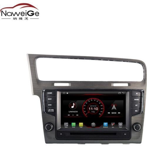 NaweiGe 7Inch Android quad core MTK 9.1 2+16GB Car dvd for VolksWagen GOLF B7 Autoradio GPS Navigation Car Multimedia players