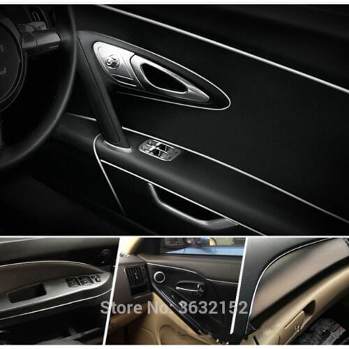 Car Styling Interior Decorative Thread Sticker Decoration Strip Accessories for Skoda octavia fabia yeti rapia superb a