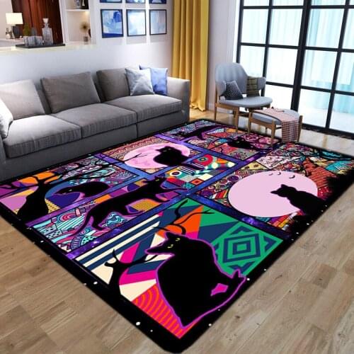 Flannel Child gamer Carpets Animal Puzzle Game Learn Rugs For Baby Crawl Floor Mat in the Kid room Play Rectangular Large Carpet