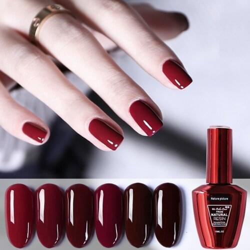 Red wine series 7.3ml/15ml Gel Nail Polish UV LED Color Nail Gel Semi Permanent Gel Varnish Nail Art