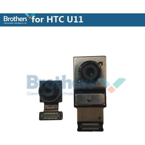 For HTC U11 Back Camera Rear Big Camera Front Small Camera Module Flex Cable HTV33 2PZC100 2PZC5 601HT Phone Repair Parts Tested
