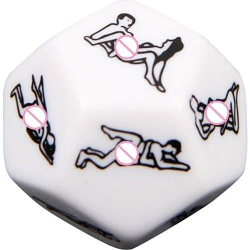 12 Sides Hot Sex Dice Erotic Craps Sexy Dice For Adults Sexual Position Posture Dice Erotic Couples Game Party Gifts Dices