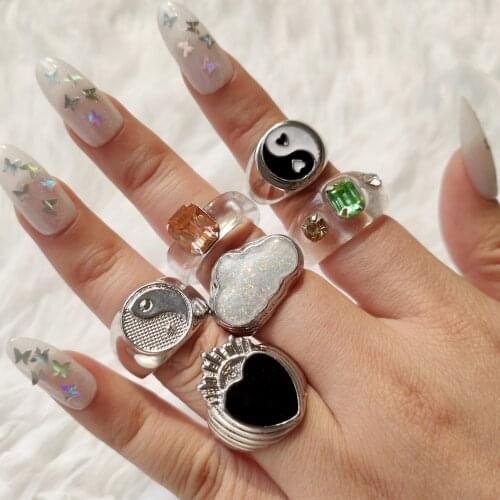 Just Feel Jewelry Women's Silver Rings