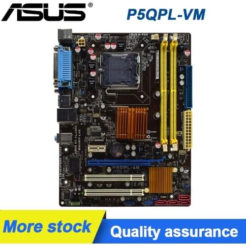 For ASUS P5QPL-VM EPU Original motherboard G41 LGA775 DDR2 DVI HDMI USB2.0 SATA II Used Motherboards
