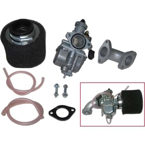 MIKUNI 125cc 140cc Dirt bike Pit Bike VM22 Carburetor 38mm Air filter 56-2 intake manifold for 125 140 horizontal engine PZ26