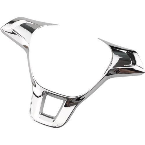Carmilla ABS Car Steering Wheel Cover Trim Sticker for Volkswagen VW Golf 7 GTI MK7 JETTA MK6 Gran Santana Tiguan Bora