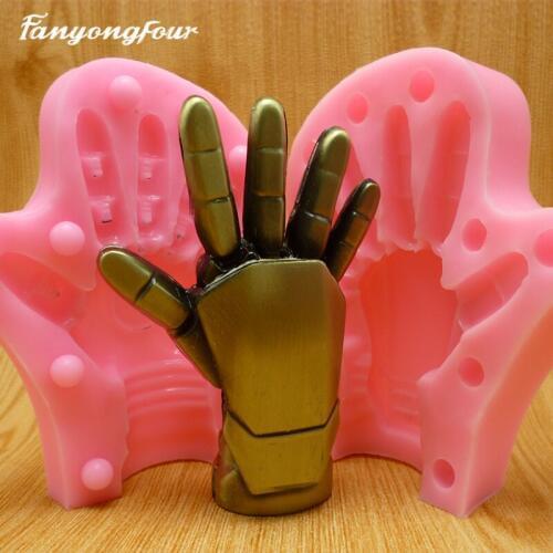 New! 3D hand shape silicone mold jelly mold jelly cake decoration free shipping