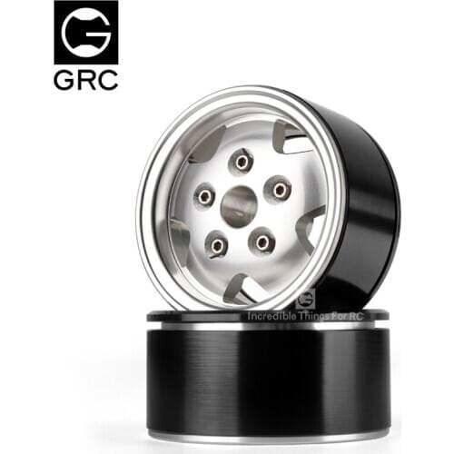 4pcs 1 / 10 RC track type aluminum alloy 2.2 chain rim for axial scx10 RR10 ghost 90048 90018 traxxas trx4 trx-6 Range Rover