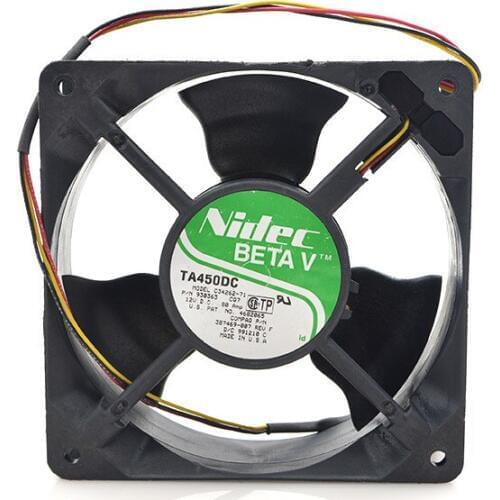 Original FOR NidecTA450DCC3376575A12038DC24V0.28A inverter Cooling fan
