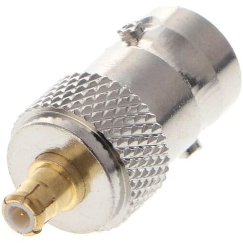 BNC Female Jack to MCX Male Plug Straight RF Coax Coaxial Connector Adapter HX6D