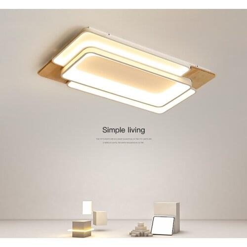 Simple Style LED Chandelier Light For Living Study Room Bedroom Foyer Hall Wardrobe Indoor Kitchen Warm Home Lamp Luminaria