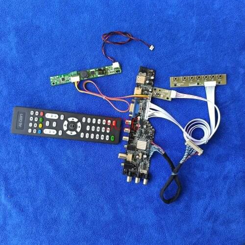 LED LCD 1920*1080 Display drive board KIT Digital VGA USB HDMI-compatible 30-Pin LVDS Fit LM215WF4-TLA1/TLE1/TLG1/TLH1/TLJ1/TRA1