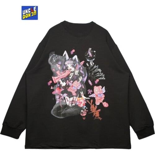 UNCLEDONJM Cartoon t shirts men graphic t shirts anime t shirt harajuku men clothing retro t shirt for women Tops Tees U1302