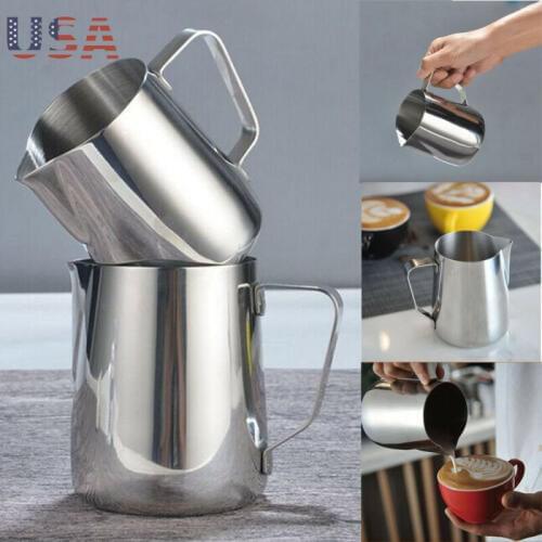 High quality Stainless Steel Milk Frothing Mug Cup Craft Coffee Latte Frothing Art Jug Pitcher Mug Kitchen 150/350/600ml