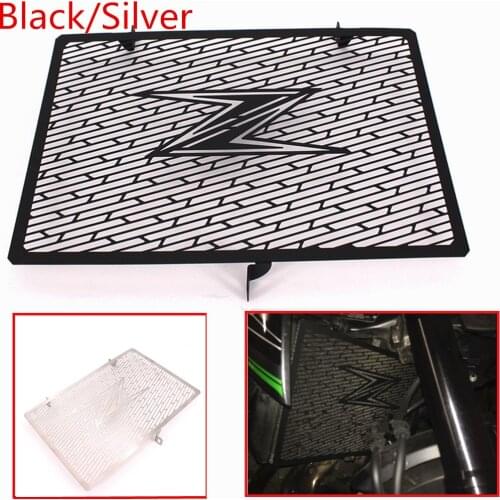 CK CATTLE KING Black/Silver Motorcycle radiator grille guard protection FOR Kawasaki Z750 Z800 ZR800 /R Z1000 Z1000SX 2012-2018