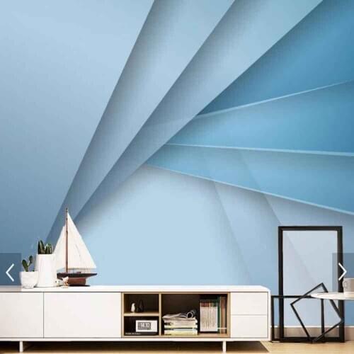 3D Abstract Stripe Wallpapers Mural for Living Room Bedroom Wall Decor Home Improvement Wall Mural Canvas Wall Papers Roll